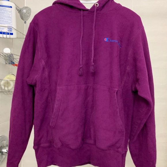 Dark purple champion hoodie - Picture 2 of 7